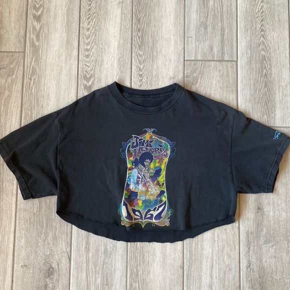 Tops - Jimmy Hendricks cropped band tee